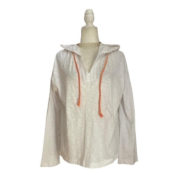 Lisa Todd Joy Ride Hoodie white Neon braided Hoodie String - Picture 2 of 11